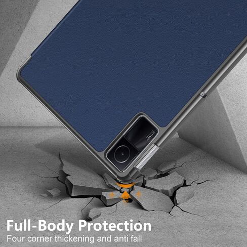 Gylint Case for Xiaomi Redmi Pad SE 11'' 2023, Folding Folio Ultra-Thin PU Leather Stand Case Cover for Xiaomi Redmi Pad SE Black in Kuwait