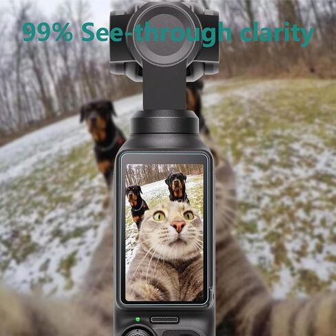 GeeRic Screen Protectors Compatible with DJI OSMO Pocket 3, 6 Pack Screen and Lens Protector Films, 0.3mm 9H Hardness Tempered Glass Protector in Kuwait