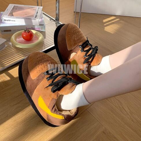شبشب ROCKFOX Sneaker غير قابل للانزلاق في المنزل، شبشب قطيفة للجنسين، حذاء قطني للأرضيات الداخلية in Saudi Arabia