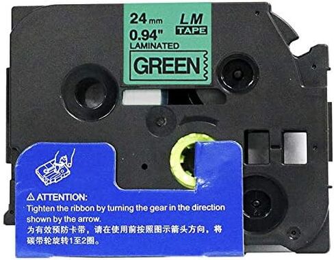 6/حزمة أشرطة LM - LMe-251 طباعة سوداء ممتازة مقاس 1 بوصة على ملصق أبيض متوافق مع Brother TZe-251 P-touch وتتضمن دليل لون/حجم الشريط. يستبدل TZ251 24 مم 0.94 مصفح in Saudi Arabia