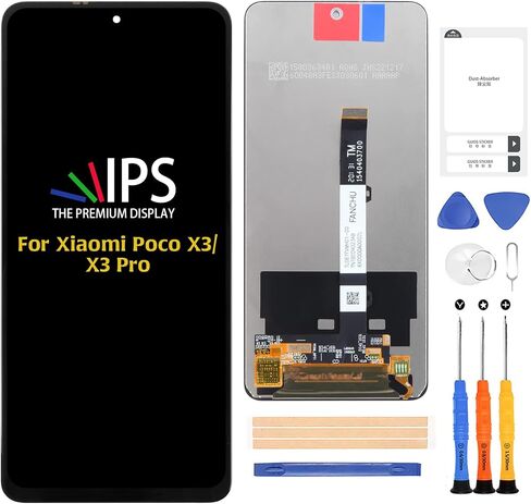 ل Xiaomi Poco X3/X3 Pro/X3 NFC شاشة LCD تعمل باللمس محول الأرقام استبدال الشاشة مجموعة كاملة إصلاح أطقم مع أدوات in Saudi Arabia