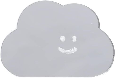 ONLYOU GRIPTOK Phone Grip Korean Grip Tok Simple Cloud Facial Expression Design Mirror Cute Phone Stand Drop Prevention Custom Pair Women's (1) in Saudi Arabia