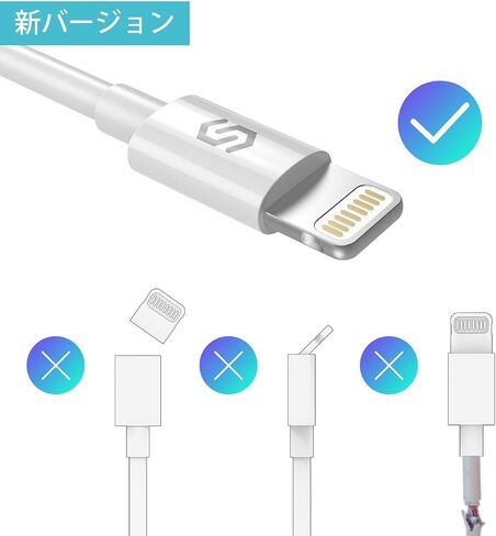 Syncwire Nylon Braided iPhone Charger Cable - 6.5ft/2M [Apple MFi Certified] Lightning to USB Charging Cord for iPhone 11/XS Max/XS/XR/X, 8 7 6S 6 Plus, SE 5S 5C 5, iPad iPod & More - Grey in Saudi Arabia