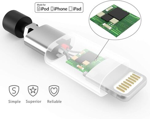 Syncwire Nylon Braided iPhone Charger Cable - 6.5ft/2M [Apple MFi Certified] Lightning to USB Charging Cord for iPhone 11/XS Max/XS/XR/X, 8 7 6S 6 Plus, SE 5S 5C 5, iPad iPod & More - Grey in Saudi Arabia