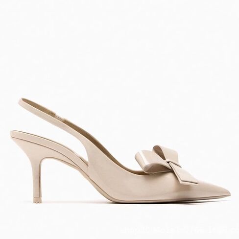 Kluolandi Bow Knot Slingback Kitten Heels for Women Closed Pointed Toe Pumps Dress Shoes Stiletto Heels Sandals in Saudi Arabia