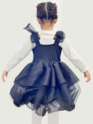 Baby Girls Layered Tutu Dress Toddler Spaghetti Cupcake Puffy Dresses Wedding Pageant Short Ball Gowns Casual Sundress in Saudi Arabia