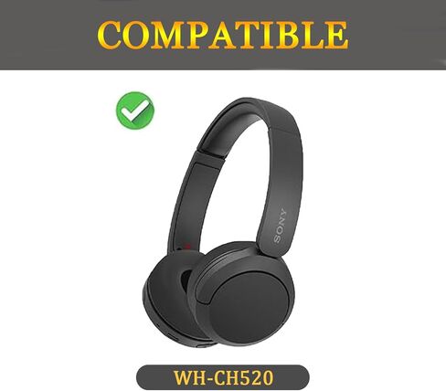 وسائد أذن بديلة لسماعات الرأس Sony WH-CH520، متوافقة مع WH-CH520، WH-CH510، WH-CH500، أغطية أذن مطورة مع جلد بروتين ناعم، رغوة الذاكرة لعزل الضوضاء (رمادي) in Kuwait