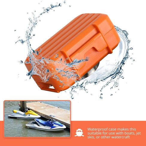 Trackmategps Heavy-Duty Waterproof/Weatherproof Magnetic Stash Case for GPS Tracker - Highly Durable Protective Case Rust-Proof Magnet in Saudi Arabia