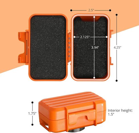 Trackmategps Heavy-Duty Waterproof/Weatherproof Magnetic Stash Case for GPS Tracker - Highly Durable Protective Case Rust-Proof Magnet in Saudi Arabia