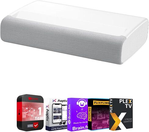 Samsung SP-LSP9TFAXZA 130" The Premiere 4K Smart Triple Laser Projector Bundle with 1 YR CPS Enhanced Protection Pack and Tech Smart USA Tech Smart USA Audio Entertainment Essentials Bundle in Saudi Arabia