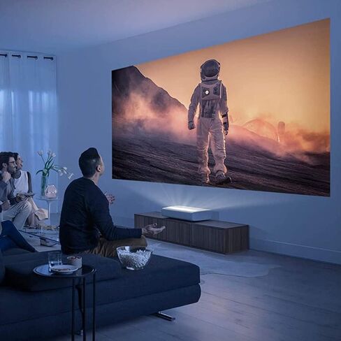 Samsung SP-LSP9TFAXZA 130" The Premiere 4K Smart Triple Laser Projector Bundle with 1 YR CPS Enhanced Protection Pack and Tech Smart USA Tech Smart USA Audio Entertainment Essentials Bundle in Saudi Arabia