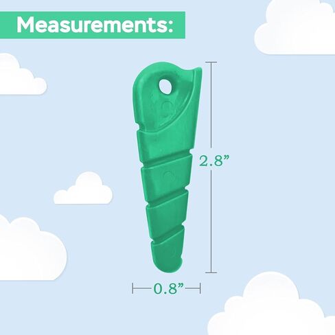 TalkTools Sensory Chew Necklace - Teething and Biting Chewelry for Kids & Adults with ADHD, Autism - Anxiety Relief Chewing Pendant - Safe and Durable Chew Necklace (Green, Turret Shell) in Saudi Arabia