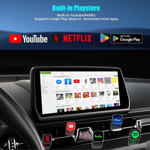 محول لاسلكي تلقائي 4 في 1 يعمل بنظام Android، محول CarPlay اللاسلكي لسيارات 2016+، سلكي إلى صندوق Ai الذكي اللاسلكي لسيارات OEM السلكية، يدعم النسخ المتطابق على YouTube/الشبكة/الشاشة، اتصال تلقائي سريع، تأخر منخفض in Saudi Arabia