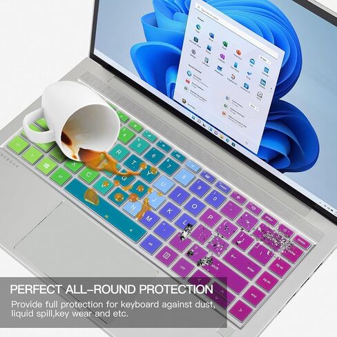 CaseBuy Keyboard Cover for HP Probook 440 445 G8 G9 G10 2023 2022 14 inch, HP Probook 640 G7 G8 14" Laptop Protector Skin(NOT Fit Probook 440 445 G5 G6 G7) -Black in Kuwait