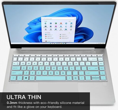 CaseBuy Keyboard Cover for HP Probook 440 445 G8 G9 G10 2023 2022 14 inch, HP Probook 640 G7 G8 14" Laptop Protector Skin(NOT Fit Probook 440 445 G5 G6 G7) -Black in Kuwait