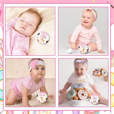 Sursurprise Under The Sea Milestone Cards, Baby Monthly Milestone Markers Wooden, 13PCS Ocaen Animals Double Sided Hello World Newborn 1-12 Months Circles Discs Signs Props in Saudi Arabia