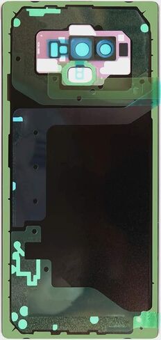 غطاء باب زجاجي خلفي متوافق مع هاتف Galaxy Note 9، بديل لاصق لإطار الكاميرا المثبت لهاتف Samsung Galaxy Note 9 OEM - جميع الموديلات N960 جميع الحاملات + مع الأدوات (أزرق محيطي) in Kuwait