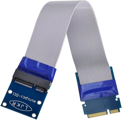chenyang Flexible Mini PCI Express PCI-e Mini Card Extender 52pin Male to Female Extension FFC Cable for SSD LAN Card in Saudi Arabia