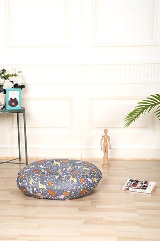 IBraFashion Removable Cover for Newborn Lounger Fits Infant Lounger Pillow 100% Soft Cotton Jungle Animals Grey in Kuwait
