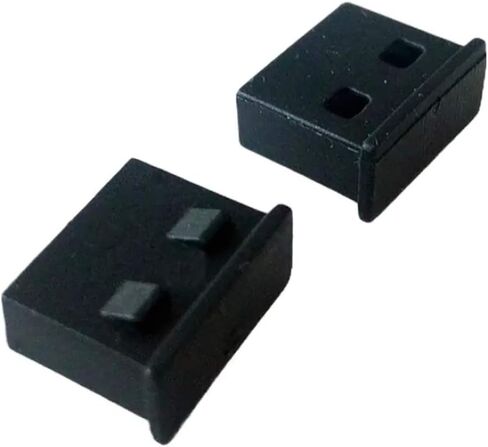 20 قطعة من غطاء غبار منفذ USB غير قابل للفصل بشكل دائم 2.0/3.0 منفذ غطاء غطاء بلاستيك USB أنثى واجهة مضادة للغبار متوافقة مع الكمبيوتر المحمول والكمبيوتر المحمول (أسود) in Kuwait