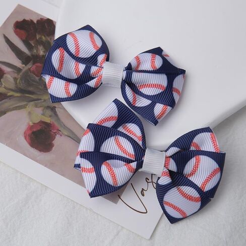 Soccer Bows Hair Clips for Girls Toddler Baby Girl Soccer Outfit Football Hair Accessories Hair Barrettes for Women Hair Pins Sports Themed Bowknot Hair Clip Soccer Mom Soccer Team Gifts in Saudi Arabia