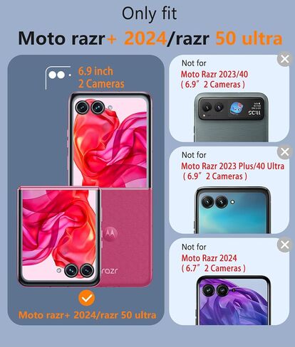 FNTCASE for Motorola Razr 2026 / Razr 2025 / Razr 2024 Case, Black in Saudi Arabia