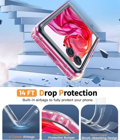 FNTCASE for Motorola Razr 2026 / Razr 2025 / Razr 2024 Case, Black in Saudi Arabia