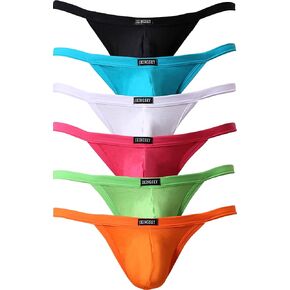 IKINGSKY Men's Modal Pouch G string Sexy Low Rise Thong Underwear