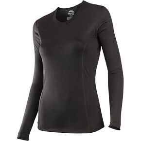 ColdPruf Women's Single Layer Long Sleeve Princess Cut Crew