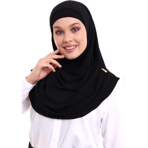 ihvan online, Hijab Scarves for Women, Ready to Wear, Lightweight and Comfortable Headscarf, Instant Turban, Jersey, Presewn
