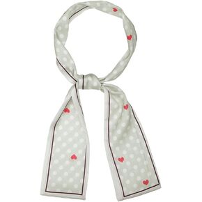 Allegra K Skinny Scarves 50s Polka Dots Neck Wraps for Women Cute Ribbon Hairband Neckerchief