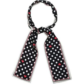 Allegra K Skinny Scarves 50s Polka Dots Neck Wraps for Women Cute Ribbon Hairband Neckerchief in Kuwait