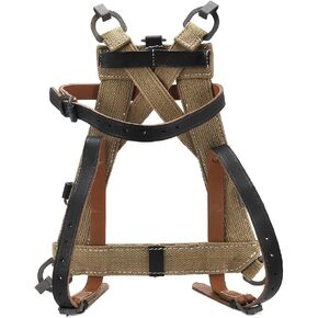 المواد العسكرية الألمانية الحرب العالمية الثانية A-Frame حزمة الاعتداء القتالية M1931 (Gurtbandtragegerüst) WW2 إطار مع الأشرطة الجلدية in Kuwait