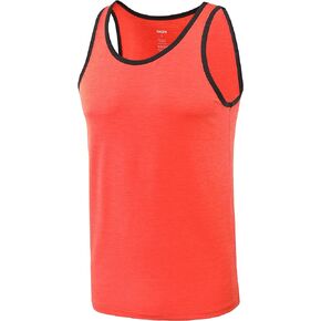 KNQR Men's Performance Quick Dry Athletic Workout Running Muscle Active Sleeveless Tank Top Shirts