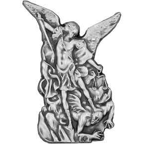 Venerare Saint Michael The Archangel Lapel Pin