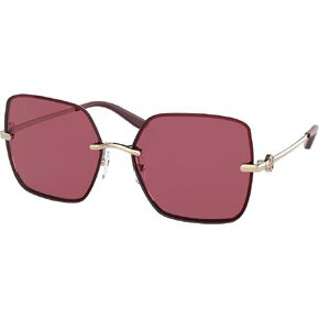 Tory Burch TY6080 Women's Sunglasses Gold/Solid Bordeaux 58