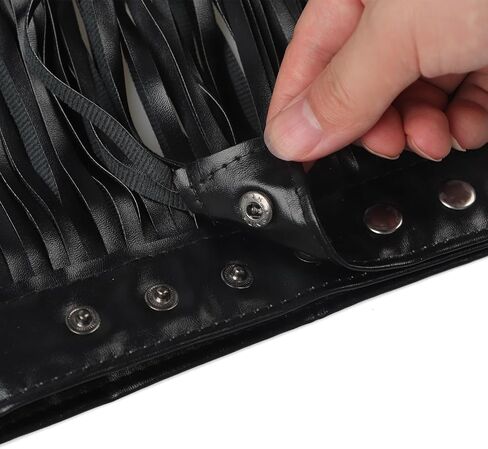 NICEYST Women Punk Waist Belt PU Leather Chain Fringe Belly Harness Belt Tassel Waistband Party Nightclub Women Accessories in Saudi Arabia
