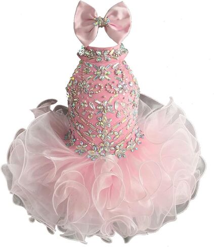 Jenniferwu Infant Toddler Baby Newborn Little Girl's Pageant Party Birthday Dress in Saudi Arabia