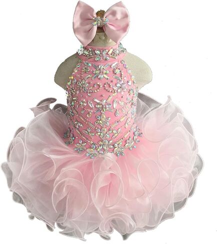 Jenniferwu Infant Toddler Baby Newborn Little Girl's Pageant Party Birthday Dress in Saudi Arabia
