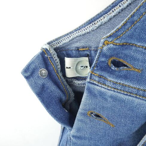 KIDSCOOL SPACE Girls Denim Overalls,Wide Leg Accordion Deep Heel Pockets Cargo Jeans Dungarees in Saudi Arabia