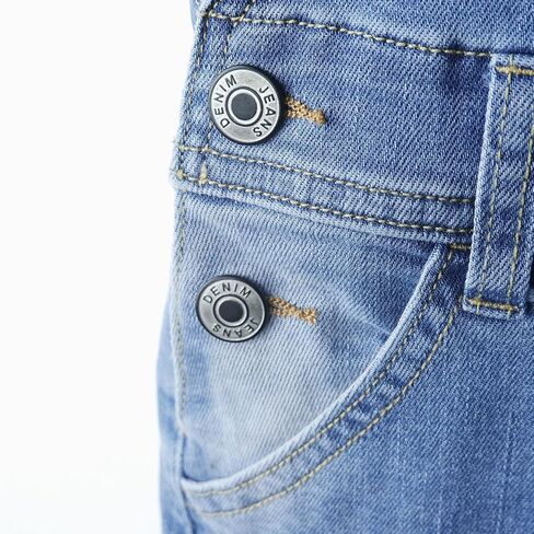 KIDSCOOL SPACE Girls Denim Overalls,Wide Leg Accordion Deep Heel Pockets Cargo Jeans Dungarees in Saudi Arabia