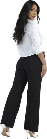 ShoSho Womens High Waist Palazzo Wide Leg Pants Straight Leg Trousers with Self Tie in Saudi Arabia