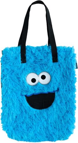 Grupo Erik Sesame Street Cotton Tote Bag - Cotton Shopping Bag - 13.8 x 15.8 x 2.2 inches / 35 x 40 x 5.5 cm - Canvas Bag, Cotton Bag, Gift Bag, Cute Tote Bag - Sesame Street Toys in Kuwait