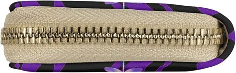 حامل بطاقة الائتمان اليعسوب الأرجواني من Boatee، حافظة تغيير العملات المعدنية للنساء، منظم بطاقات الائتمان من جلد البولي يوريثان للتسوق أثناء السفر in Kuwait