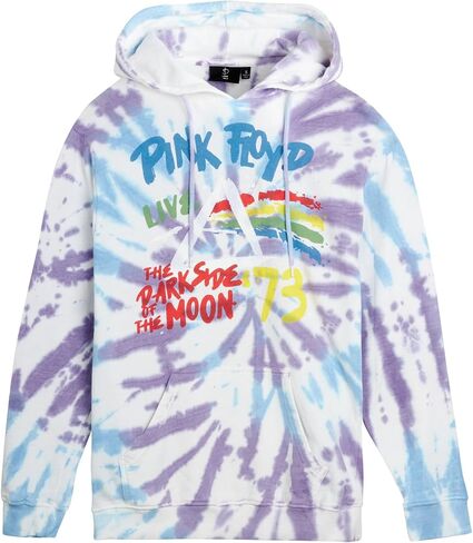 سويت شيرت نسائي من Pink Floyd - سويت شيرت بقلنسوة مصبوغ عتيق - سويت شيرت كلاسيكي لحفلات موسيقى الروك للنساء (S-XL) in Kuwait