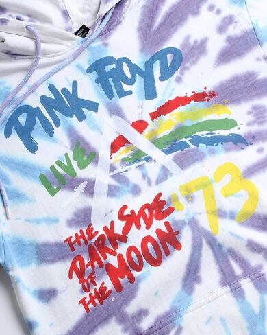 سويت شيرت نسائي من Pink Floyd - سويت شيرت بقلنسوة مصبوغ عتيق - سويت شيرت كلاسيكي لحفلات موسيقى الروك للنساء (S-XL) in Kuwait