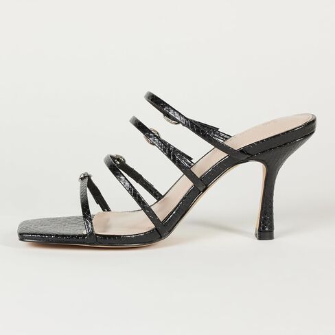 The Drop Women's Naomi Strappy Buckle Heeled Sandal in Saudi Arabia