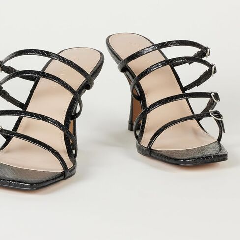 The Drop Women's Naomi Strappy Buckle Heeled Sandal in Saudi Arabia