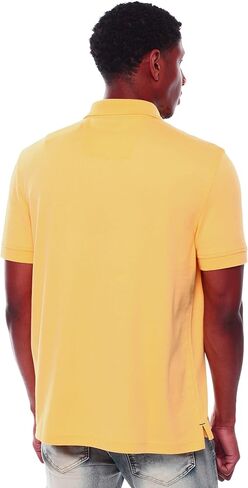 Nautica Men's Classic Fit Interlock Polo (X-Large, Aspen Gold) in Saudi Arabia
