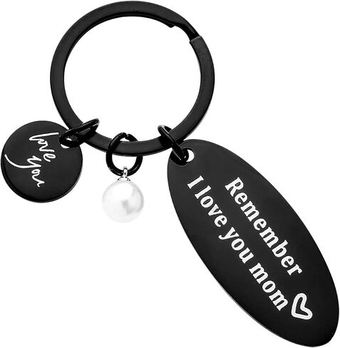 تذكر أنني أحبك أمي سلسلة المفاتيح هدايا عيد الأم من الأطفال لهدايا عيد ميلاد الأسرة in Kuwait